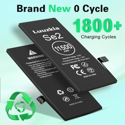 Luuzkla 11500Mah (2024 New Upgrade) Battery Compatible With Iphone Se2 (Iphone Se 2020) thumb #5