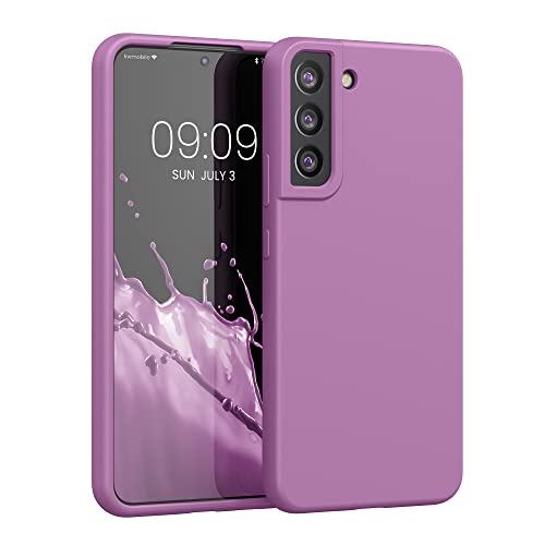 kwmobile Case Compatible with Samsung Galaxy S22 Plus Case - TPU Silicone Phone Cover with Soft Finish - Orchid Violet