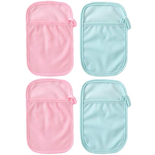 MISS KANG 4pcs Baby Bath Mitts Ducha Bandose Mitt Loofah Lavado Suave Guantes Scrub de Cuerpo para nios pequeos Qingchunw
