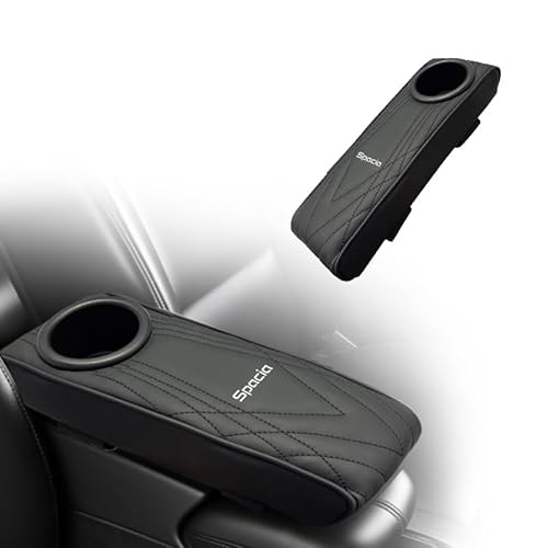 GRQ 超スリム 車用アームレスト SPACIA用 スペーシア対応 SPACIA対応 mk54/56 コンソールボックス 小型車専用 11cm 超狭小対応 肘置き 多機能 カップホルダー ドリンクホルダー クッション付き 収納 PUレザー 車用品 簡単取付