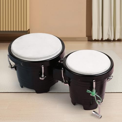 Bongo ensemble percussion pour initiation musicale enfant débutant noir - 6
