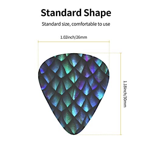 Ensemble de 12 médiators de guitare à motif magique pour guitare acoustique, guitare électrique, contrebasse, ukulélé - Les Beatles, Paul McCartney, John Lennon, RIngo Starr, George Harrison Ensemble de 12 médiators de guitare à motif magique pour guitare acoustique, guitare électrique, contrebasse, ukulélé – Image 5