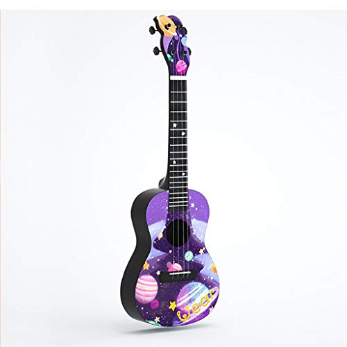 Ukulele Ukulele Female Beginner 24 inch Star Galaxy Little Guitar Child Purple Guitar - Les Beatles, Paul McCartney, John Lennon, RIngo Starr, George Harrison Ukulele Ukulele Female Beginner 24 inch Star Galaxy Little Guitar Child Purple Guitar – Image 7