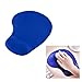 Produktbild Qinlee Mouse Pad mit Handballenauflage Unterstützung Silikon Anti-Rutsch-Komfort Gel Foam Mäuse Matte für Laptop PC Mouse Pad (Blau)