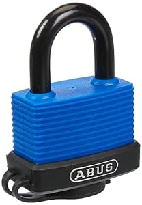 ABUS Aqua Safe 70IB/45 Vorhängeschloss Blau/Schwarz