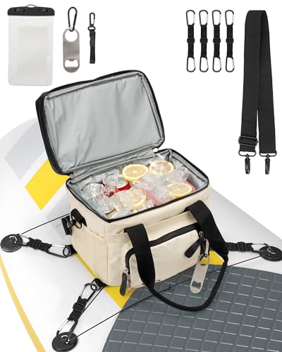 Image of CAMPERVAN DAN Paddle Board Cooler 11 inchx8 inch - Multifunctional Kayak Cooler, SUP Board Bag, Paddleboard Deck Bag - Large Capacity Waterproof Cooler for Paddle Board