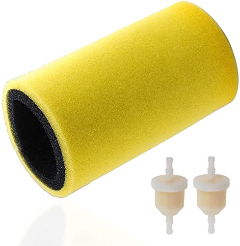 Dual Stage Air Filter Replacement Compatible with Yamaha Rhino 660 YXR660 2004-2007 Rhino 450 YXR450 2006 2007 2008 2009 Replace 5UG-E4451-00-00