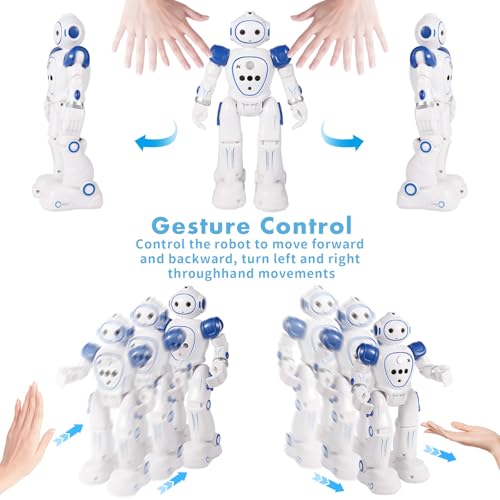 Robots Toy for Kids with Wireless Remote Control and Gesture Sensing, Programmable Walking Singing and Dancing Robots, Birthday Gifts for Kids Aged 3 4 5 6 7 8 9 Year Old - Image 5