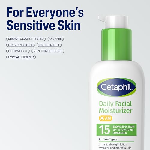 Cetaphil Daily Facial Moisturizer SPF 15, Fragrance-Free, 4 oz, Pack of 2 - image 8