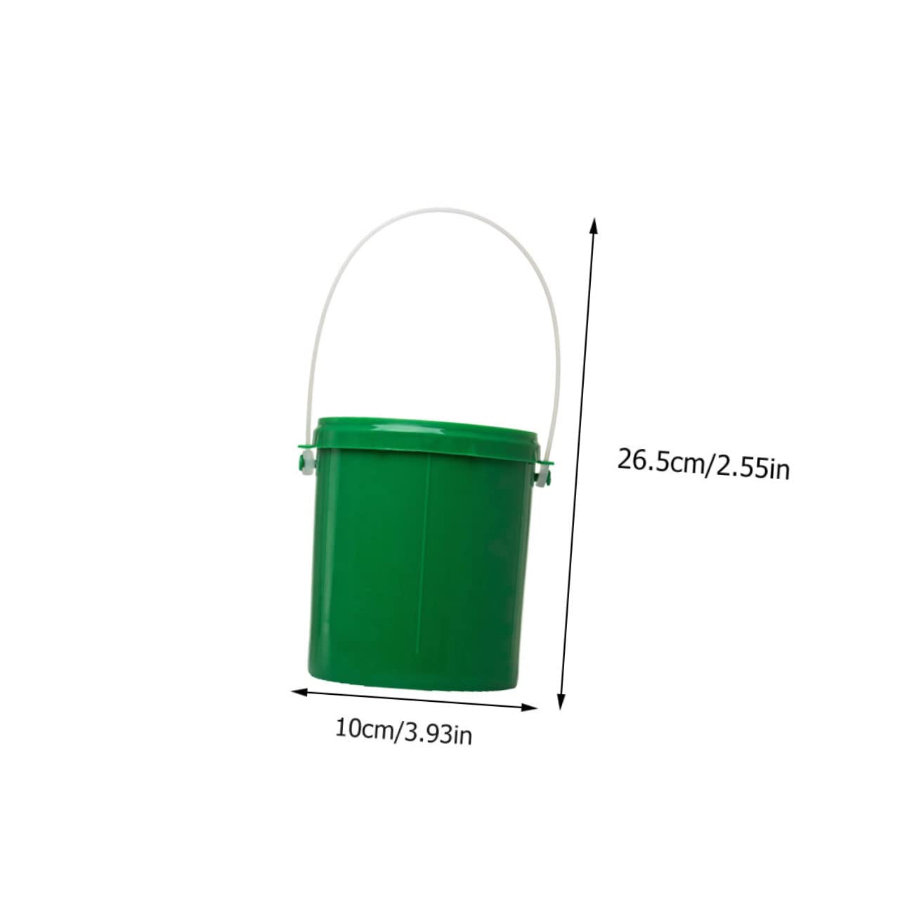 Toddmomy 2Pcs Lightweight Fishing Bucket with Breathable Vents for Live Bait Storage for Bloodworms and Worm Portable Fishing Accessory