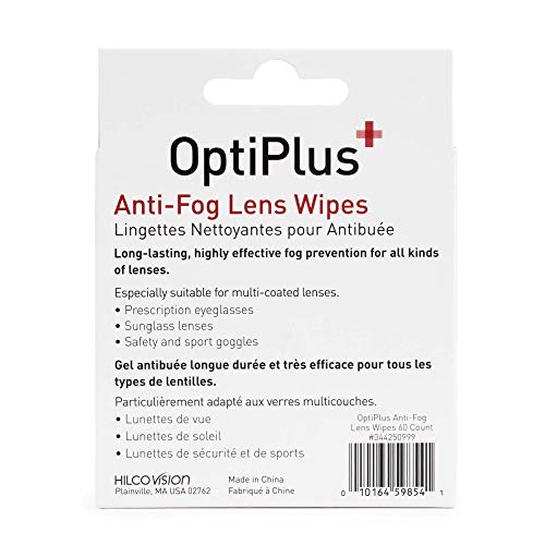 Optiplus 343600000 Anti Fog Lens Wipes L Pre-Moistened L Cleaning Wipes thumb #2