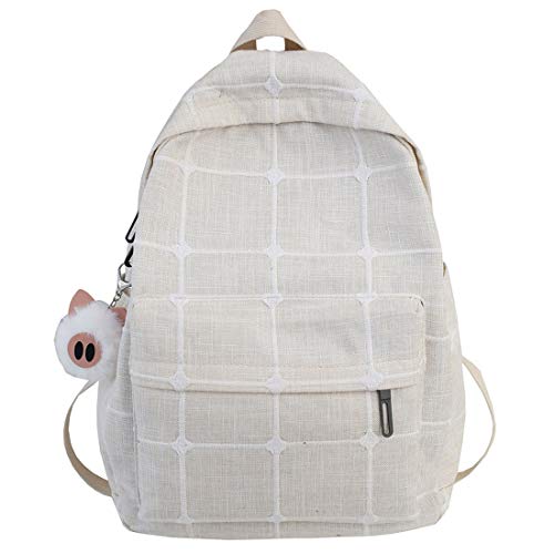 MaNMaNing Estudiantes Bolso Escolar de Gran Capacidad Mochila de Lona Mori