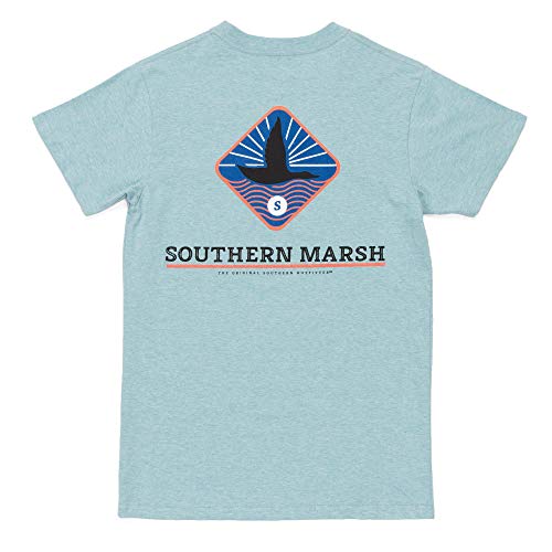 Southern Marsh Branding - Flying Duck Washed Moss Blue Large