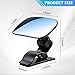 SWPHRT Baby Car Mirror, 360° Adjustable Clip-on Vehicle Wide Angle Convex Mirror, Automotive Interior Rearview Accessories for Viewing Rear Passengers, Universal for SUV Truck Sedan