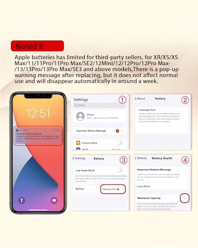 Image of Battery for iPhone SE2020 with Full Remove Tool Kit and Adhesive | High Capacity Real Capacity Long Last Time Wireless Charge Support Face ID Durable Tool For DIY User Phone Repair Shop