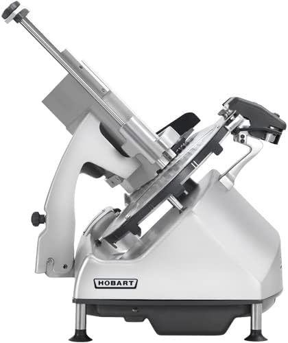 വശം view of the Hobart HS7-1 Slicer showing the thickness adjustment knob