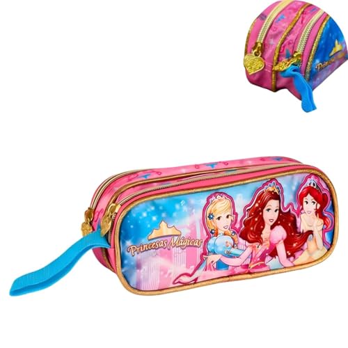 Estojo Escolar Princesas Mágicas, Material de Organização Escolar