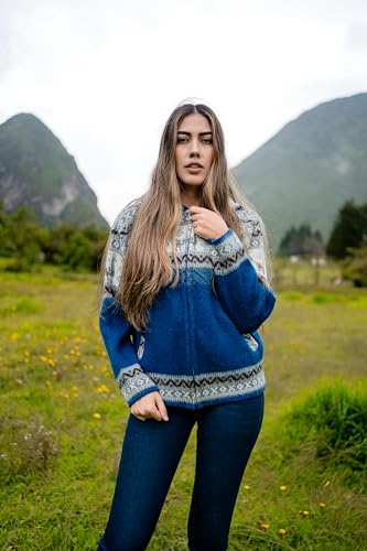 Handmade Alpaca Sweater, Vibrant Colors, Soft and Hypoallergenic, Crafted by Otavalenos Artisans in Ecuador2