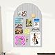Topzora 60 x 90cm Große Pinnwand Filz Selbstklebend mit 50 Pinnnadeln, 6 Stück 30x30cm Vision Board,Bogen Filz Pinnwand für Wände in der Schule, zu Hause, im Büro（Grau）