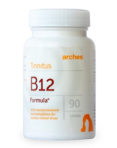 Arches Tinnitus B12 Formula – Methylfolate 400 mcg, Methylcobalamin 1000 mcg, 90 Lozenges, 3 Month Supply Arches Tinnitus B12 Formula – Methylfolate 400 mcg, Methylcobalamin 1000 mcg, 90 Lozenges, 3 Month Supply