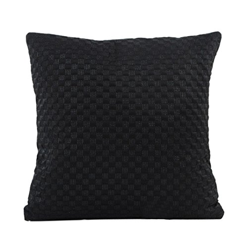 Funda de cojín Ronamick de 45 x 45 cm, funda de cojín de lino, funda de cojín decorativa, sofá, cama, hogar, suave, coche, fibra sintética, 15, 45 x 45 cm