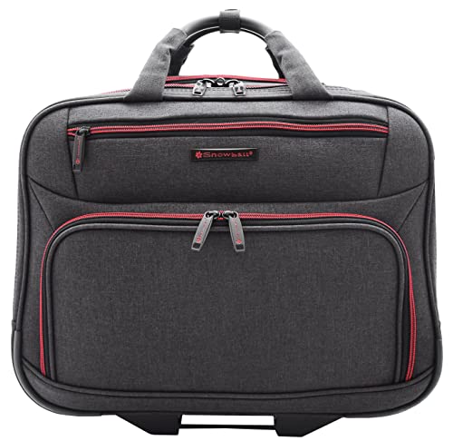 Rolling Pilot Case Zakelijke Aktetas Cabine Size Laptop Tas Demin Houtskool Airborne - Image 6