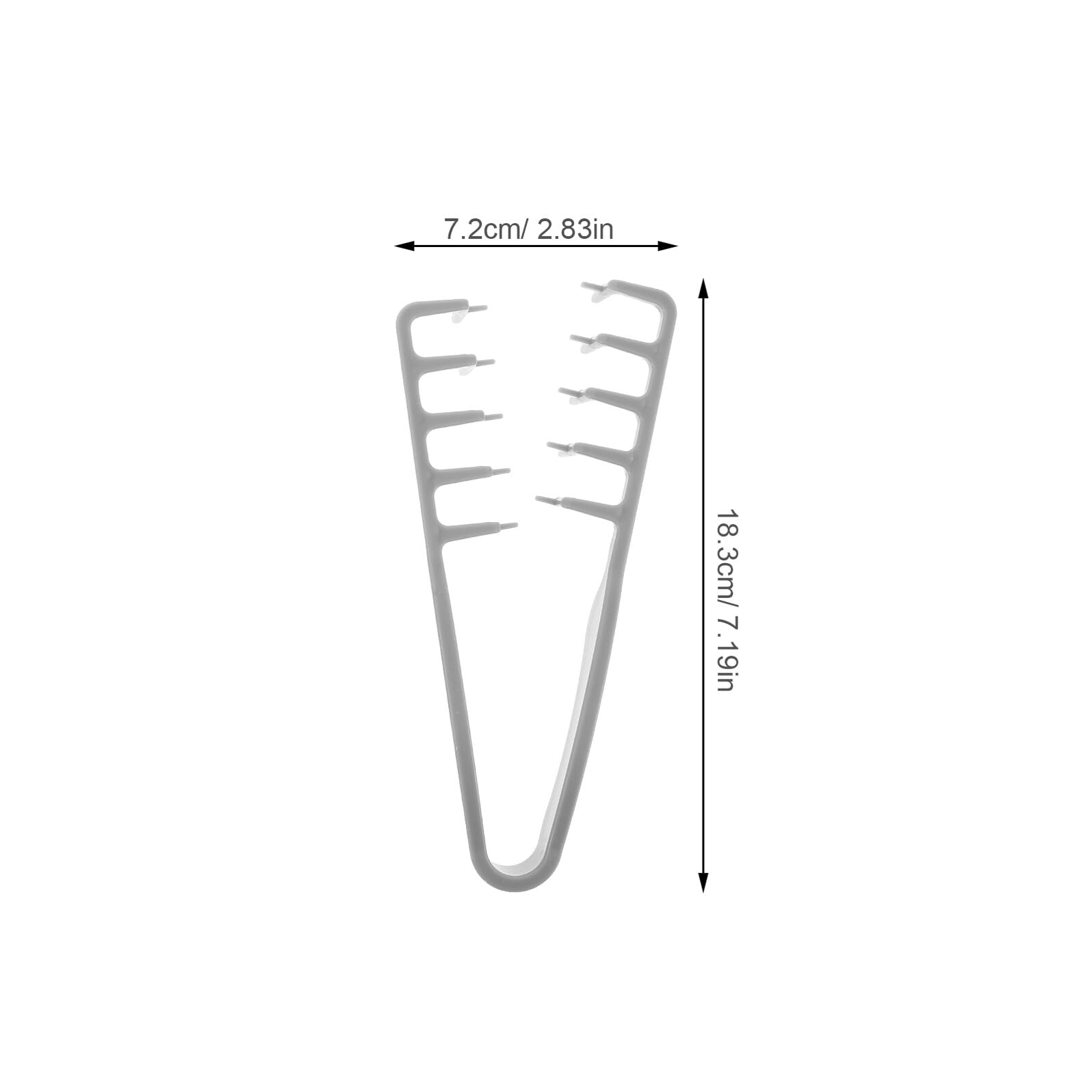 10piezas Peine Voluminizador Textura Esponjosa para Levantar Raíces Peine de Dientes Anchos para Cabello Afro y Flequillo Herramienta de Peinado para Mujeres y Hombres