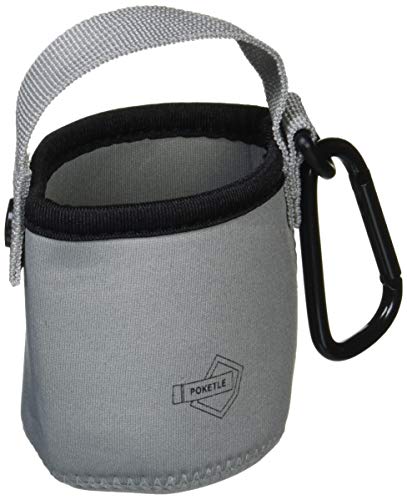 デザインワークスエンシェント ポケトル スープ ボトル 専用 カバー カラビナ付 水筒ホルダー ライトグレー