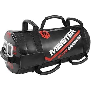 Meister 50lb Elite Fitness Sandbag Package w/ 3 Removable Kettlebells