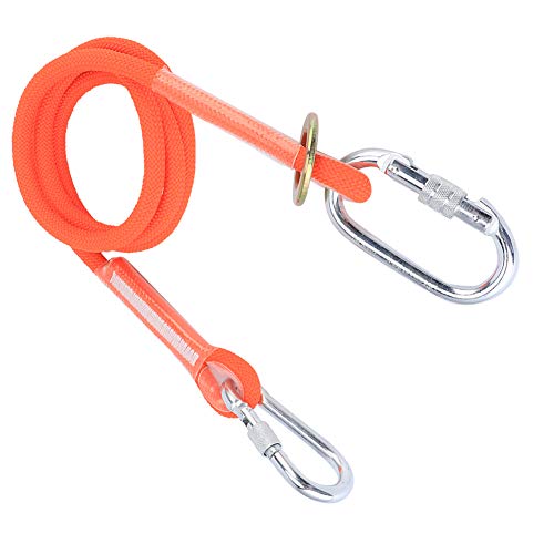 1,6 M Sicherheits-Lanyard, Absturzsicherungs-Lanyard für Luftarbeiten, Outdoor-BAU-Versicherungs-Lanyard für Baumarbeiten