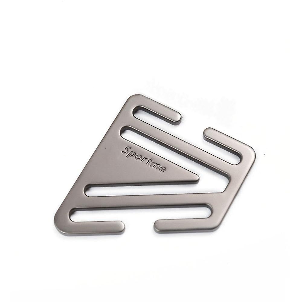 Universal Seat Belt Clip Adjuster for Kids Pregnant Women Made of Premium Zinc alloy used to Protect Shoulder and Neck as Strap Positioner Belt Locking for Everyone's Safety (Gunmetal)