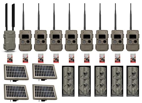 Cuddeback Cuddelink 1 L Series Home Cellular Unit Powered by Verizon or AT&T 8 Long Range IR Cameras L Series 4 Solar Power Banks Models PW-3600 5 Battery Power Banks 9 16GB SD Cards New