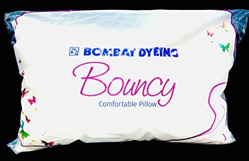 Bombay Dyeing Cotton Fiber Bouncy Pillow (Large, White)