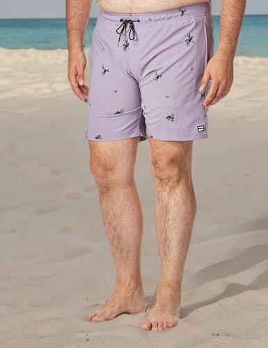 Billabong Mens Elastic Waist Stretch Sundays Layback Boardshort Swim Short Trunk, 17 Inch Outseam4