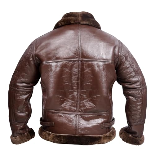 Image of B3 Bomber Jacket Aviator Real Shearling B3 Bomber Jacket Winter