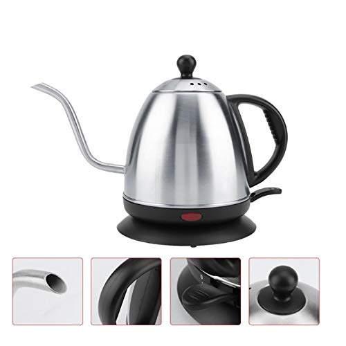 Tetera eléctrica con cuello de cisne 1L acero inoxidable miniatura 5