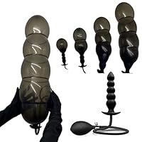 【Riesige Größe Aufblasbarer Analplug】Verfügt über einen maximalen aufblasbaren Durchmesser von 5,5/14 cm. 3.5-14 cm Verlängerung Durchmesserbereich, es ist definitiv eine Herausforderung für Spieler, die süchtig nach Analsex-Sexspielzeug sind. 【Faltb...