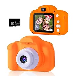 Portable HD Digital Kids Camera, Best Kids Camera Toddler Toys Gifts for 3 4 5 6 7 8 9 Year Old Boys and Girls, Kids…
