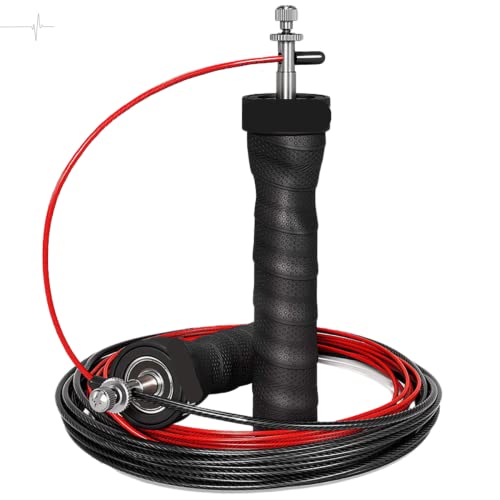 Corda Pular Speed Rope Profissional pulsar sports com rolamento e dois cabos de aço tamanho ajustáve