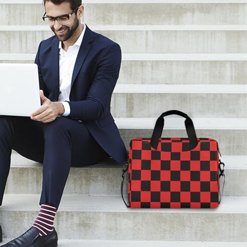 Bolso portátil para laptop 15.6 pulg rojo y negro miniatura 3