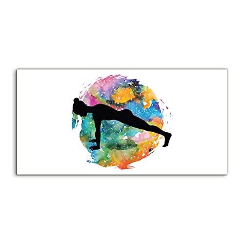 Image sur verre 140x70cm fitness femme pour deco murale moderne