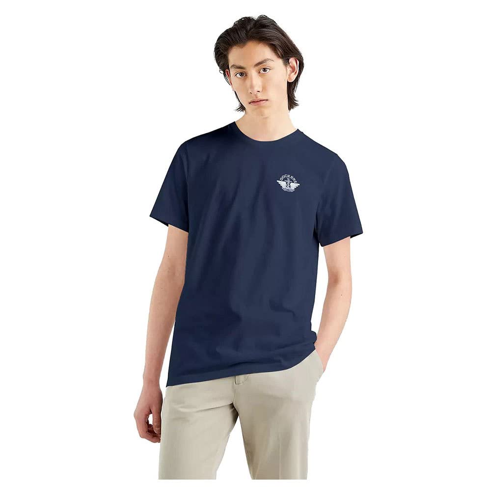 Dockers Men's Pembroke Logo Tee T Shirt, + Wing & Anchor, L Uk