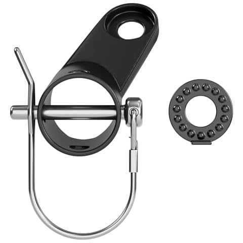 Titanker Upgraded Bike Trailer Hitch for Schwinn, Bike Trailer Coupler Bike Trailer Attachment for Instep, Bike Trailer Adapter for Cargo Trailer (1 PC-Black) Cover