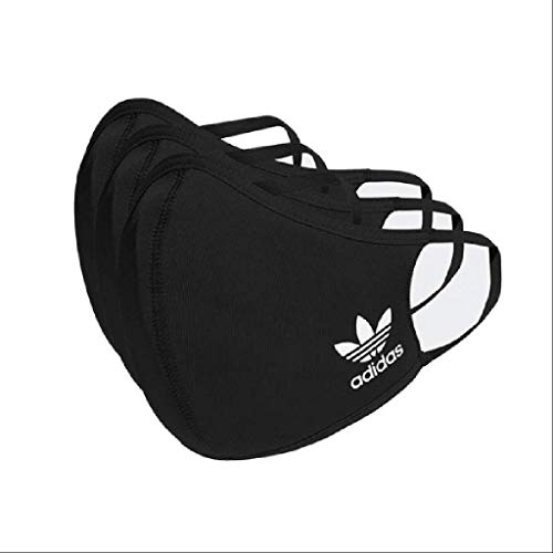 Masque adidas Originals Face Covers 3-Pack noir lavable taille M/L adulte