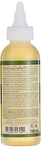 Originals By Africa's Best Therapy Extra Virgin Olive Oil Stimulating Growth Oil, Penetrates & Rejuvenates Hair, Skin And Nails, All Day Long Moisturizing & Conditioning, 4Oz Bottle #TOP1
