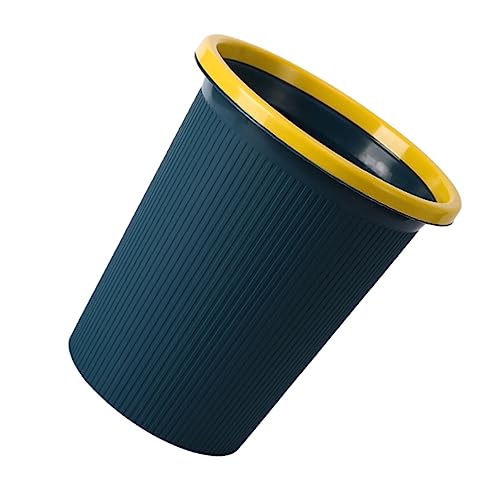 Caneca de basura plástica rectangular azul oscuro 2 unidades