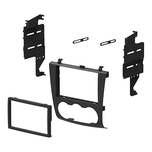 Kit de instalación de radio estéreo de coche doble DIN sin bolsillo para Nissan Altima 2007 2008 2009 2010 2011 (sin bolsillo))