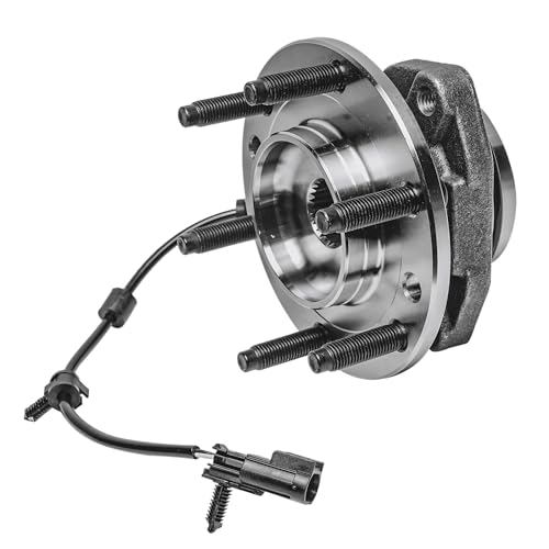 Image of Detroit Axle - 2 Front Wheel Bearing Hubs for 02-09 Chevrolet Trailblazer | EXT GMC Envoy XL XUV Buick Rainier Saab 9-7x Isuzu Ascender Bravada Wheel Bearing and Hubs Assembly Replacement