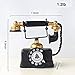 Large Creative Retro Decorative Phone Model, Vintage Rotary Telephone Wall Decor Statue, Artist Figurine for Cafe Bar Window Desk (7.48x6.3x3.94)