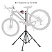 SONGMICS Bike Repair Stand with Quick Release, Bicycle Maintenance Rack, Bike Workstand, Adjustable and Portable for Mountain Bikes, Black and Red USBR06B